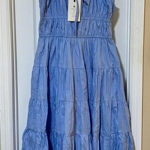 JessaKae Blue Birdie Midi Dress